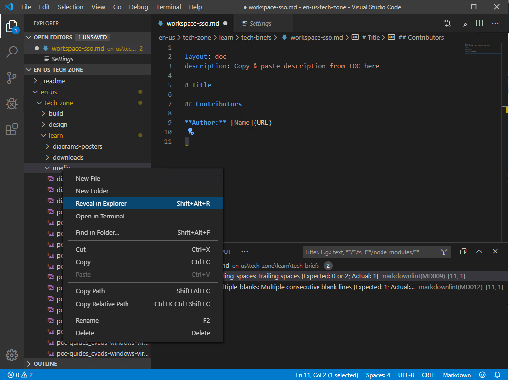 visual studio code github intergration